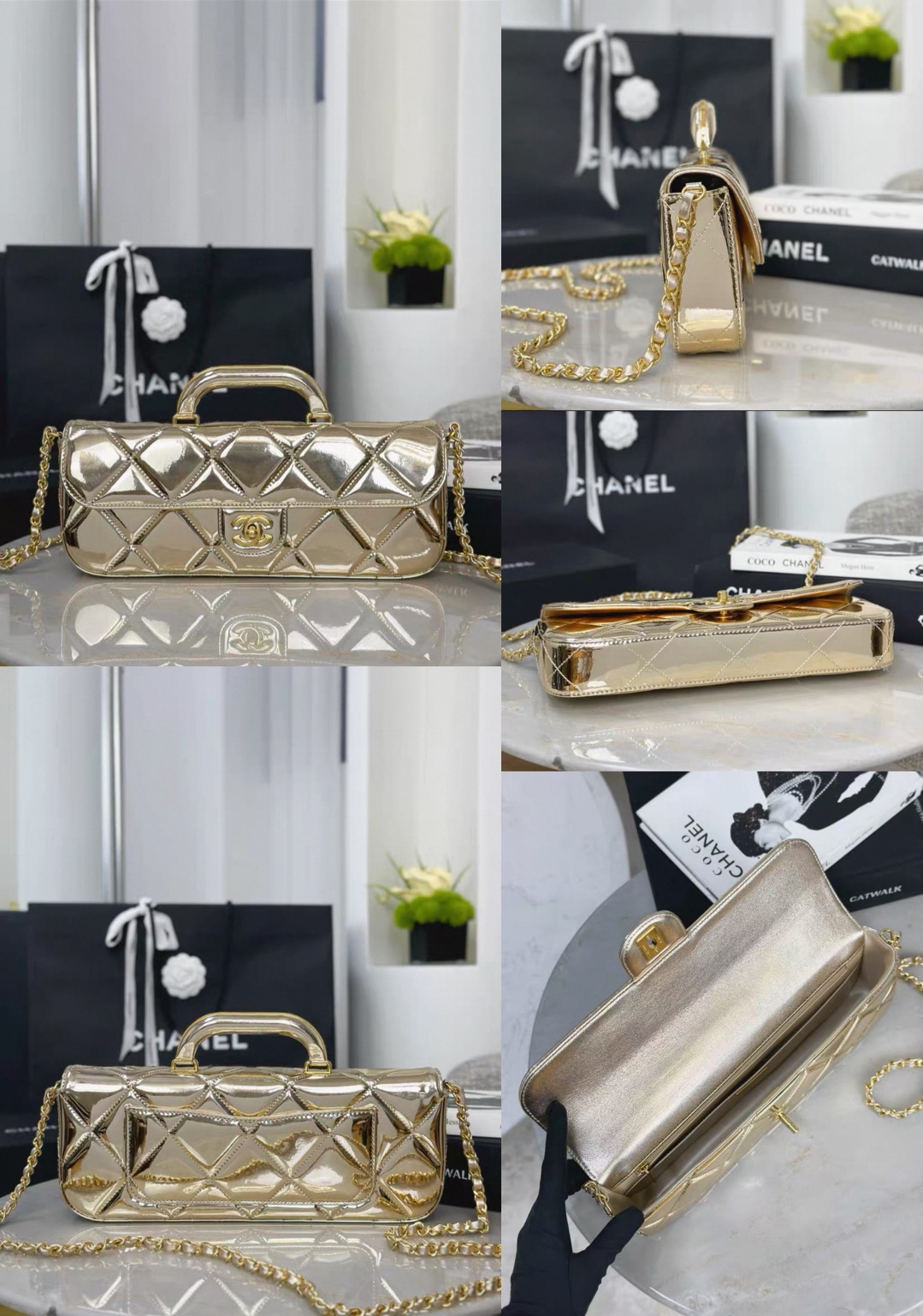 CHANEL Clutch with Chain Mirror Calfskin Picsew 20260302224822