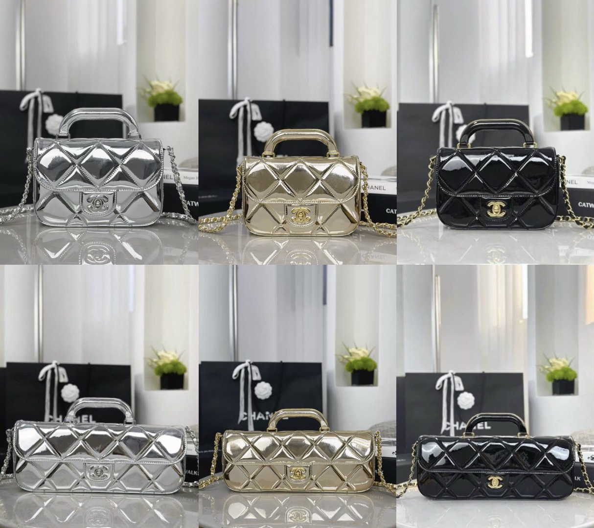 CHANEL Clutch with Chain Mirror Calfskin Picsew 20260302225408