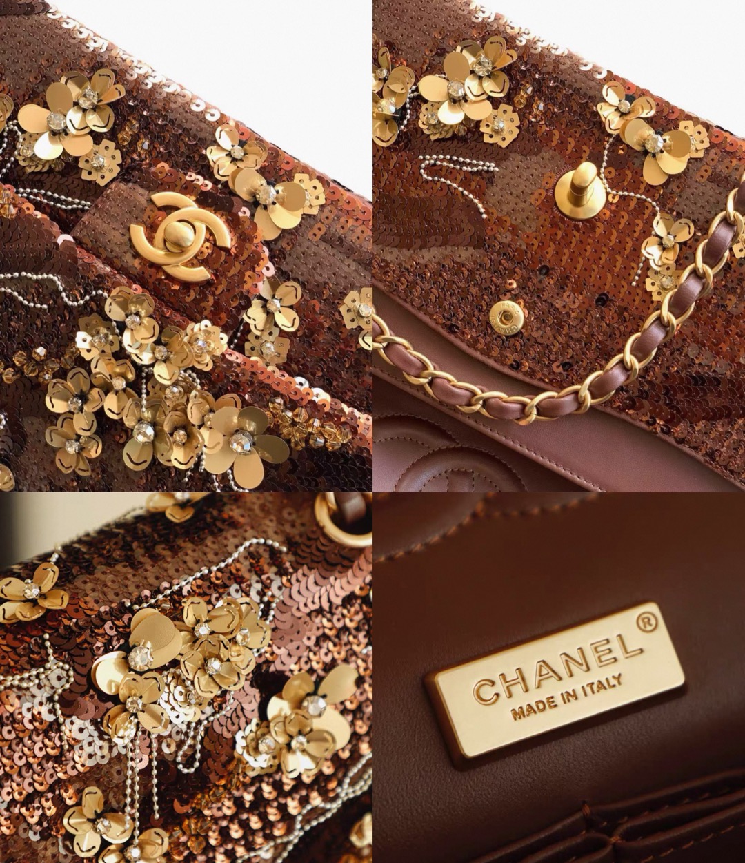 CHANEL Medium Large Classic Flap Bag in Embroidered Satin, Sequins, Glass beads Picsew 20260304013909