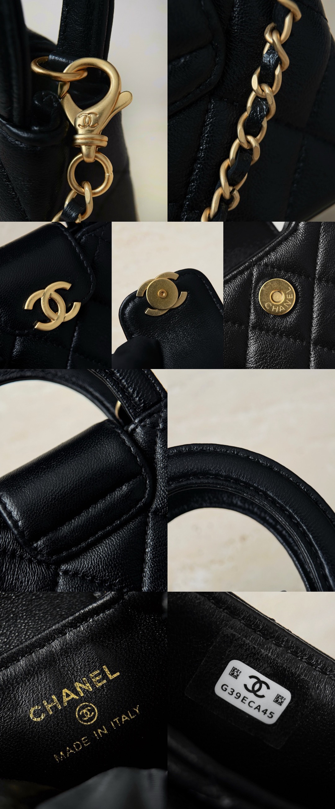 CHANEL 26C Mini Lambskin Quilted Bag Charm in Classic Black Picsew 20260312232246