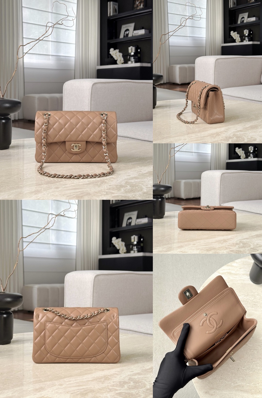CHANEL Classic Flag Bag Lambskin Leather-23CM Picsew 20260313001500