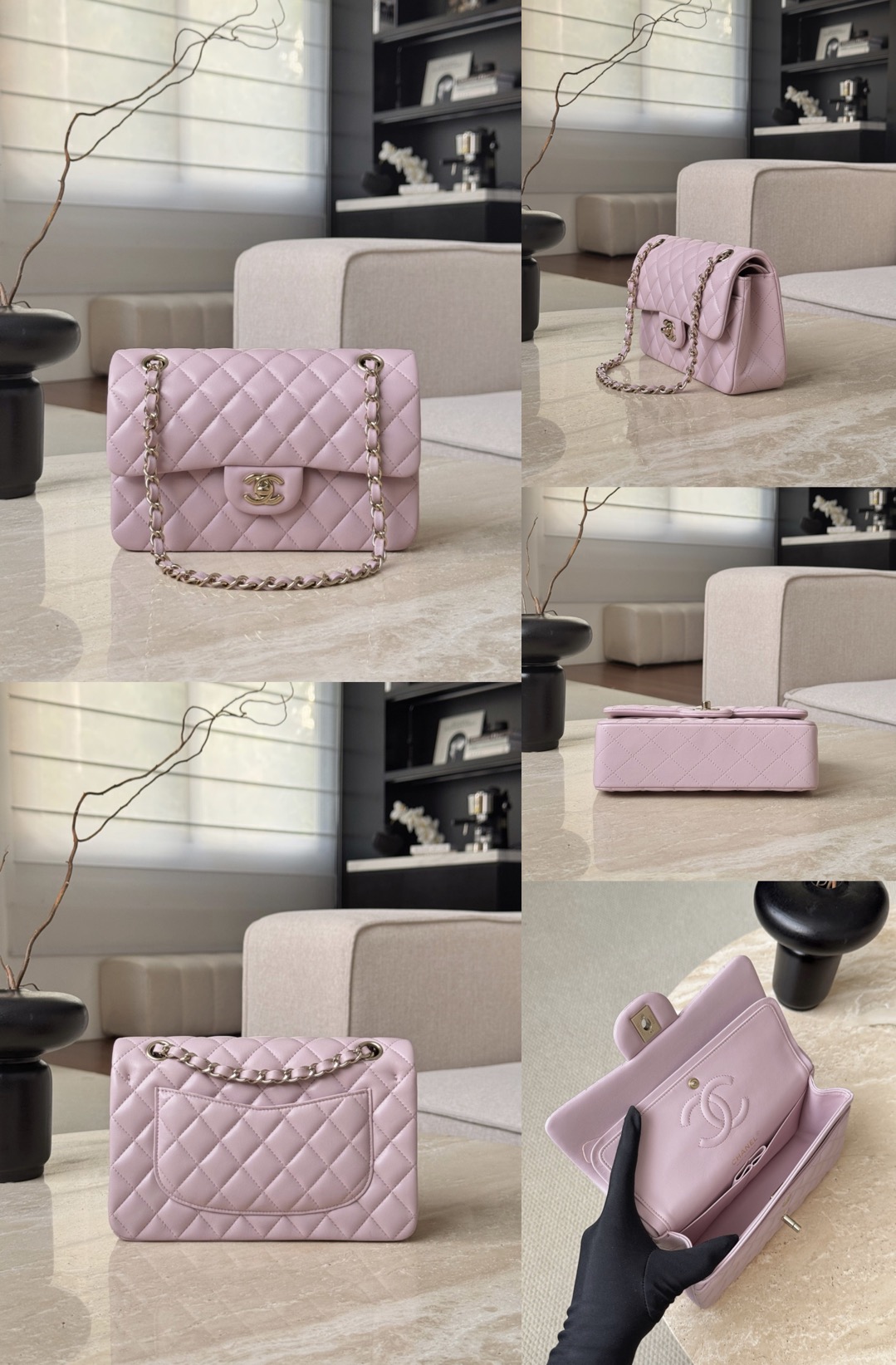 CHANEL Classic Flag Bag Lambskin Leather-23CM Picsew 20260313001507