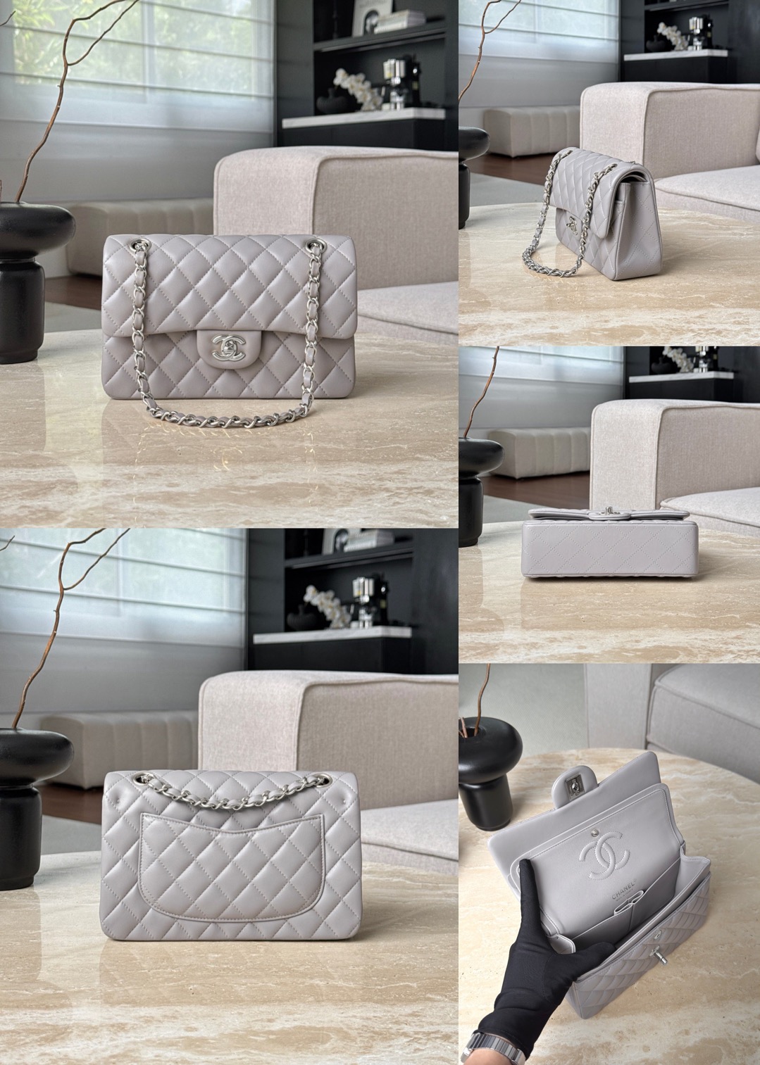 CHANEL Classic Flag Bag Lambskin Leather-23CM Picsew 20260319182914