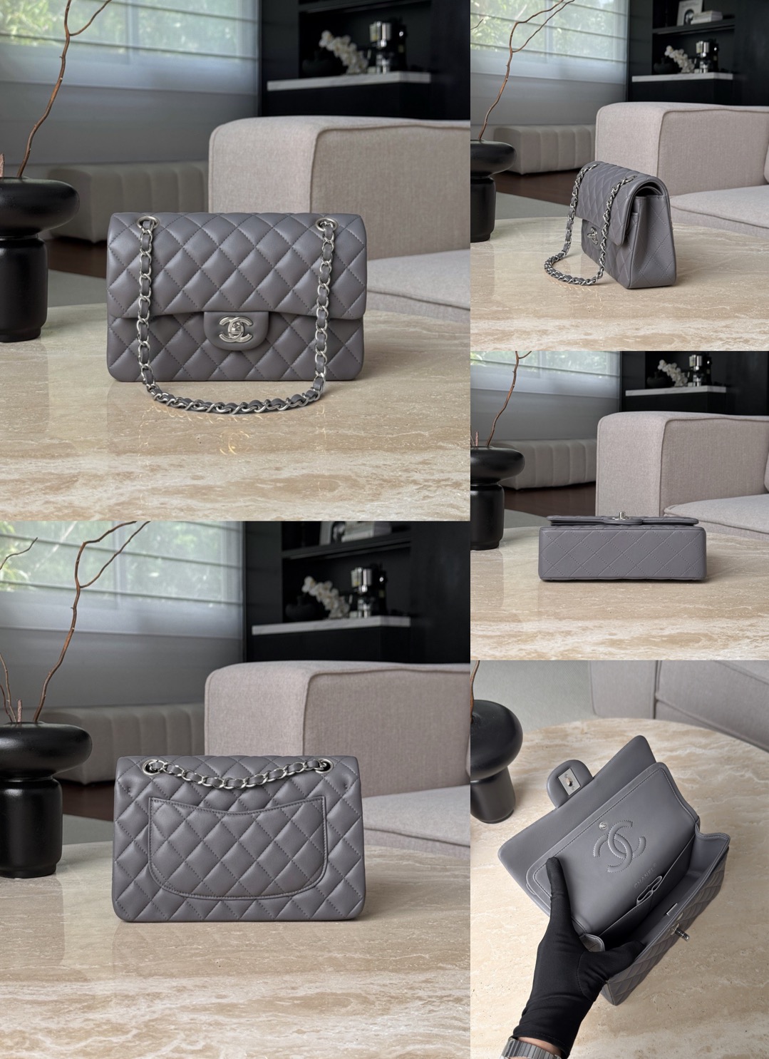 CHANEL Classic Flag Bag Lambskin Leather-23CM Picsew 20260319182917