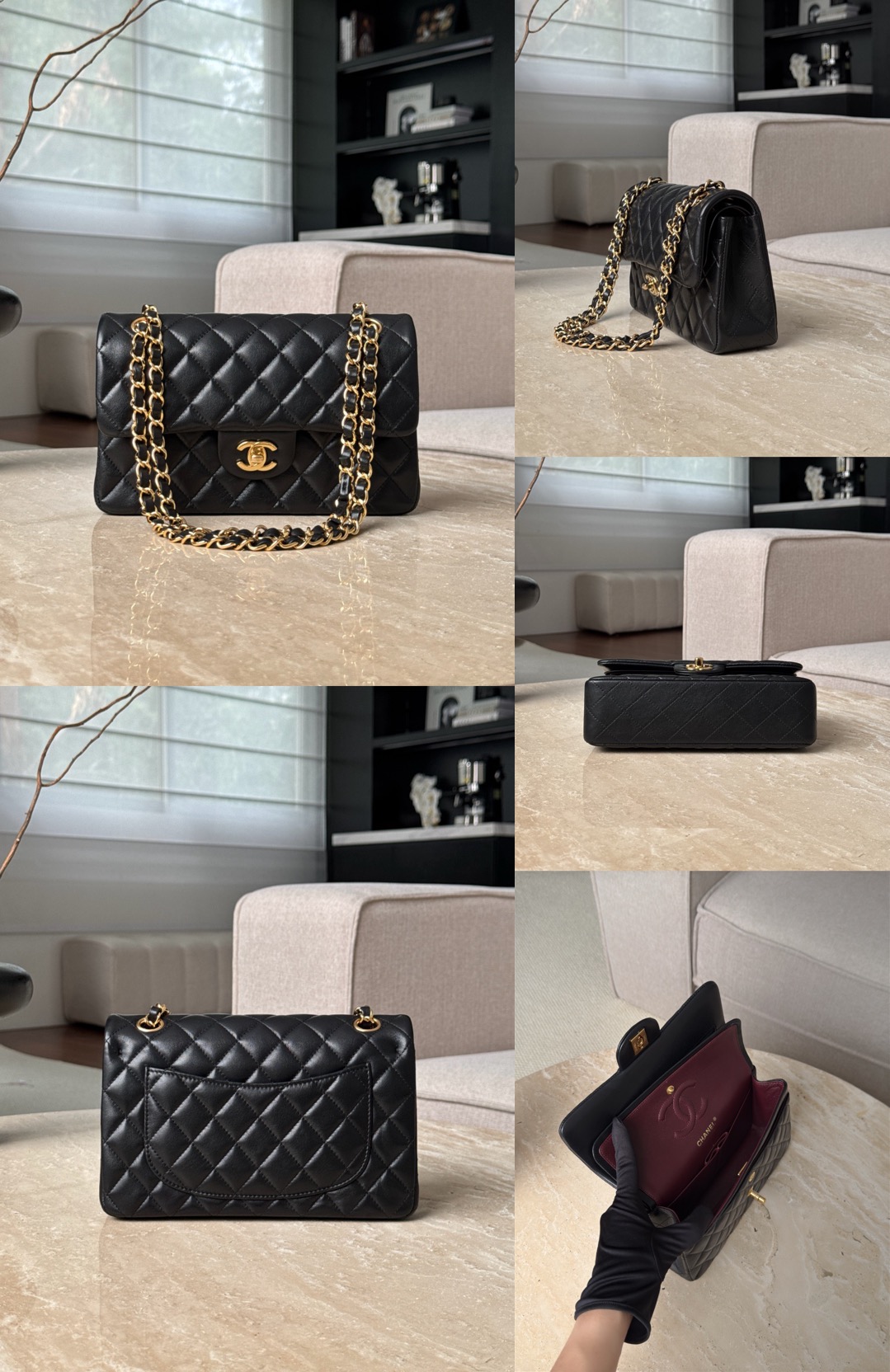 CHANEL Classic Flag Bag Lambskin Leather-23CM Picsew 20260319182930