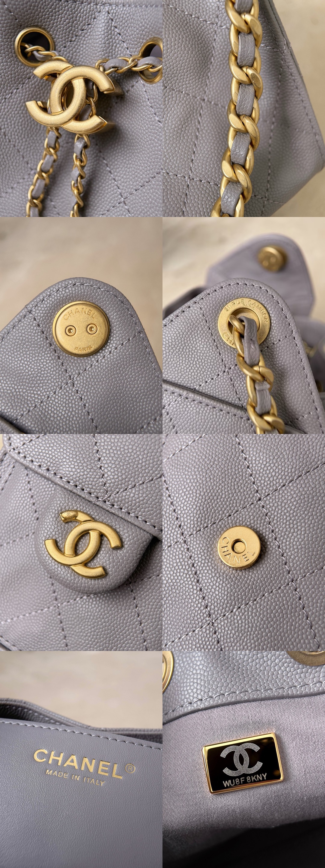 CHANEL 25Bag Caviar leather In Grey Picsew 20260324170001