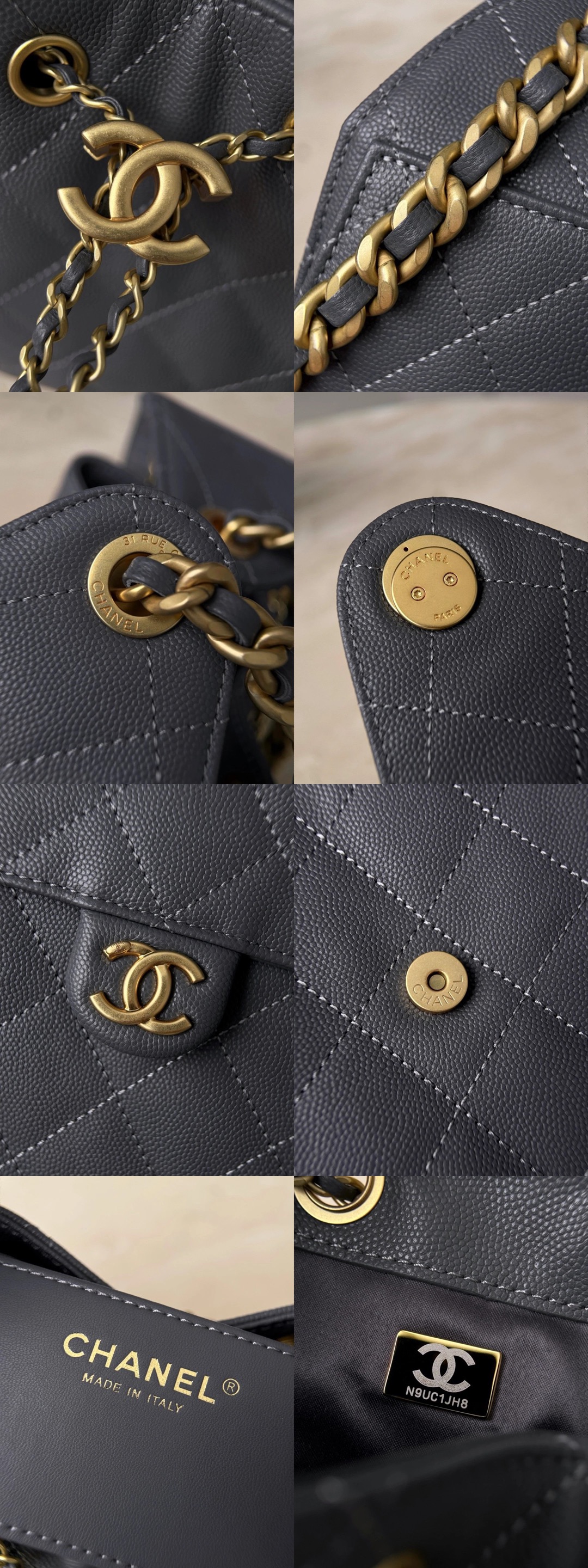 CHANEL 25Bag Caviar leather In Dark Grey Picsew 20260407204610