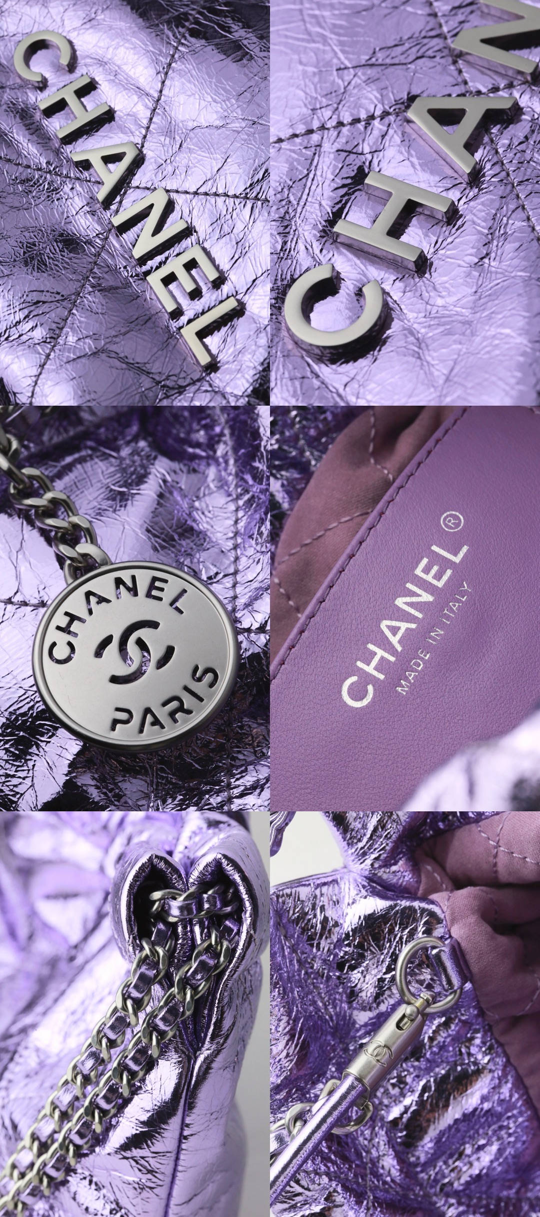 CHANEL Metallic Calfskin Quilted Mini 22bag Picsew 20260419000257