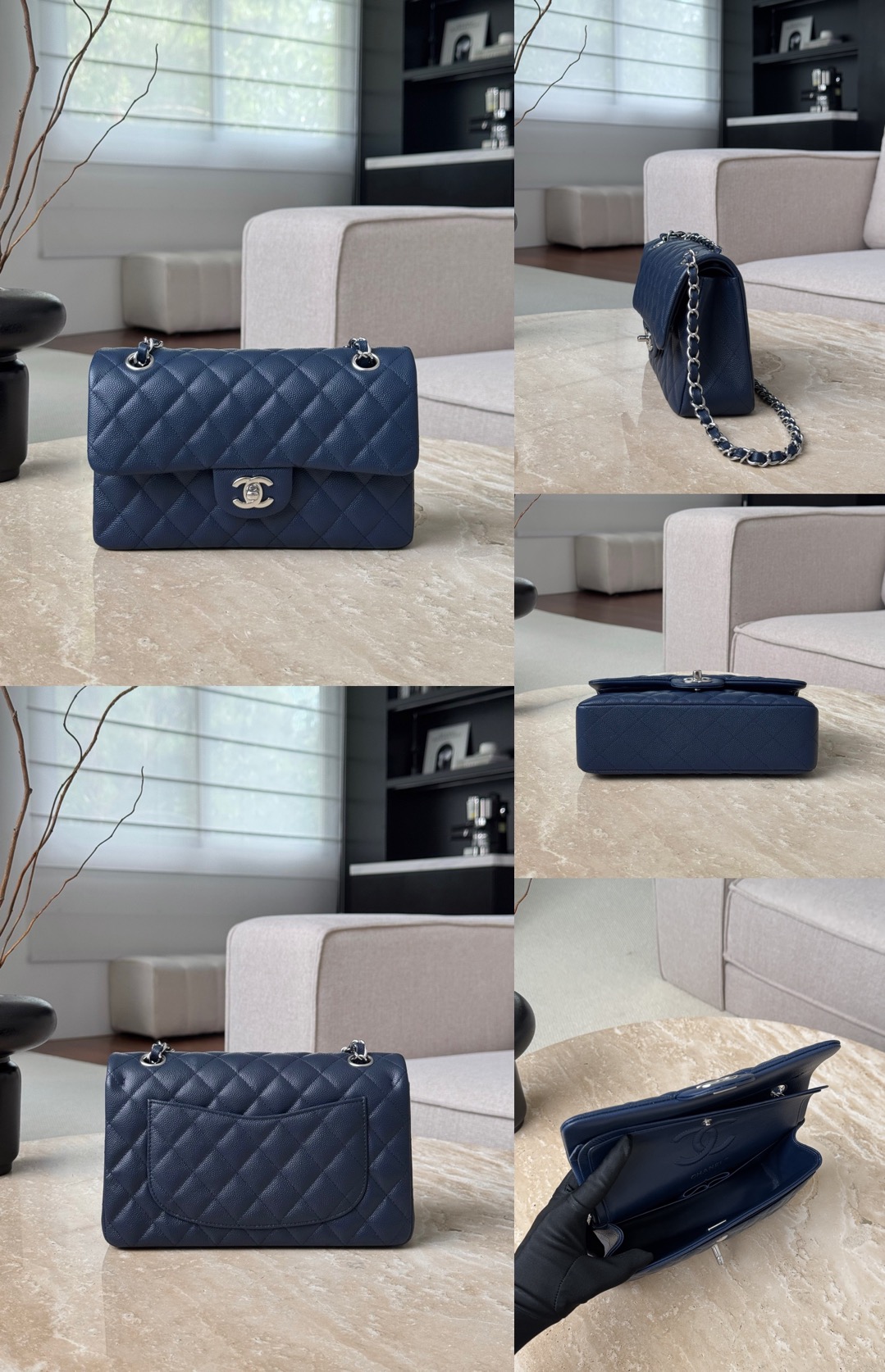 CHANEL Classique Flap Small Handbag Caviar Leather Picsew 20260422183242