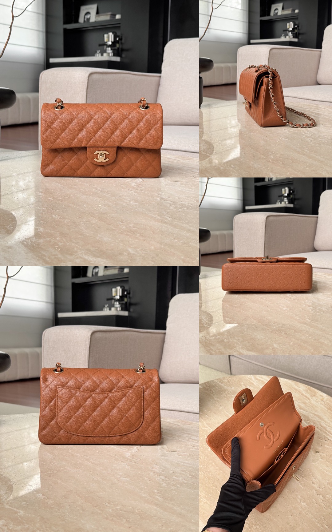 CHANEL Classique Flap Small Handbag Caviar Leather Picsew 20260422183509