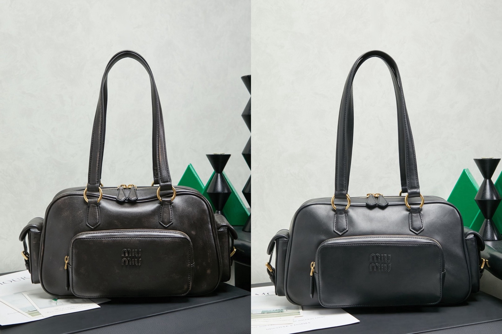 MIUMIU Pocket nappa leather top-handle bag Picsew 20260424013736