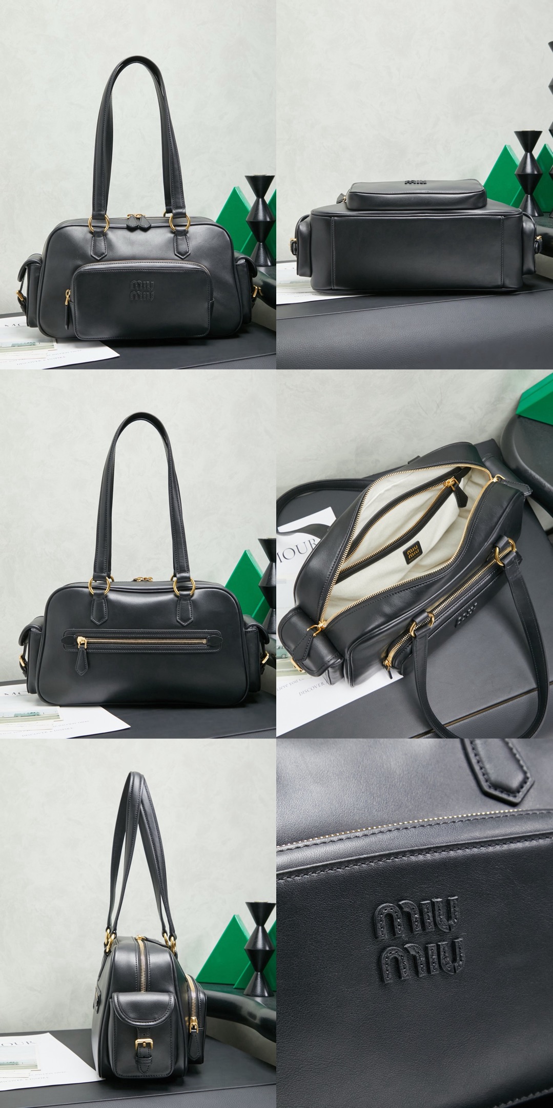 MIUMIU Pocket nappa leather top-handle bag Picsew 20260424013805