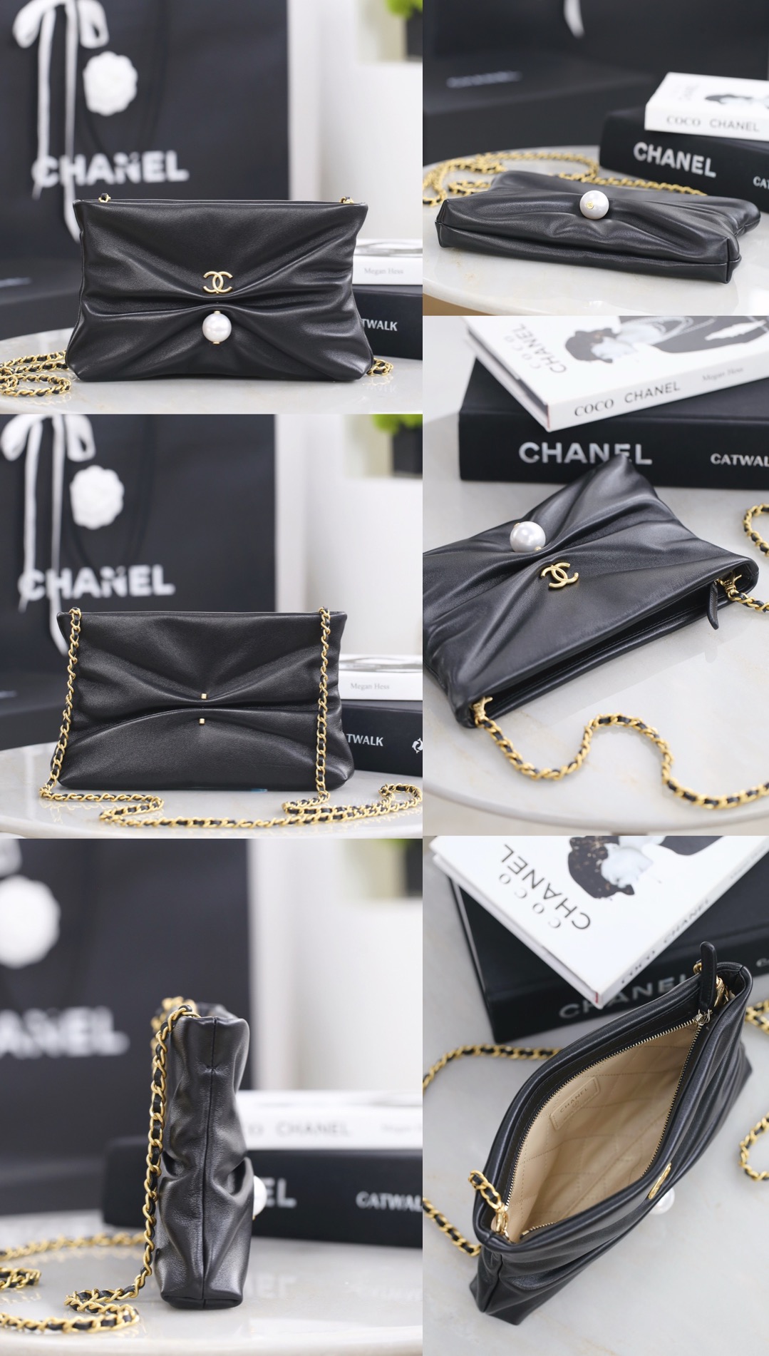 CHANEL clutch bag with pearl Picsew 20260427213807