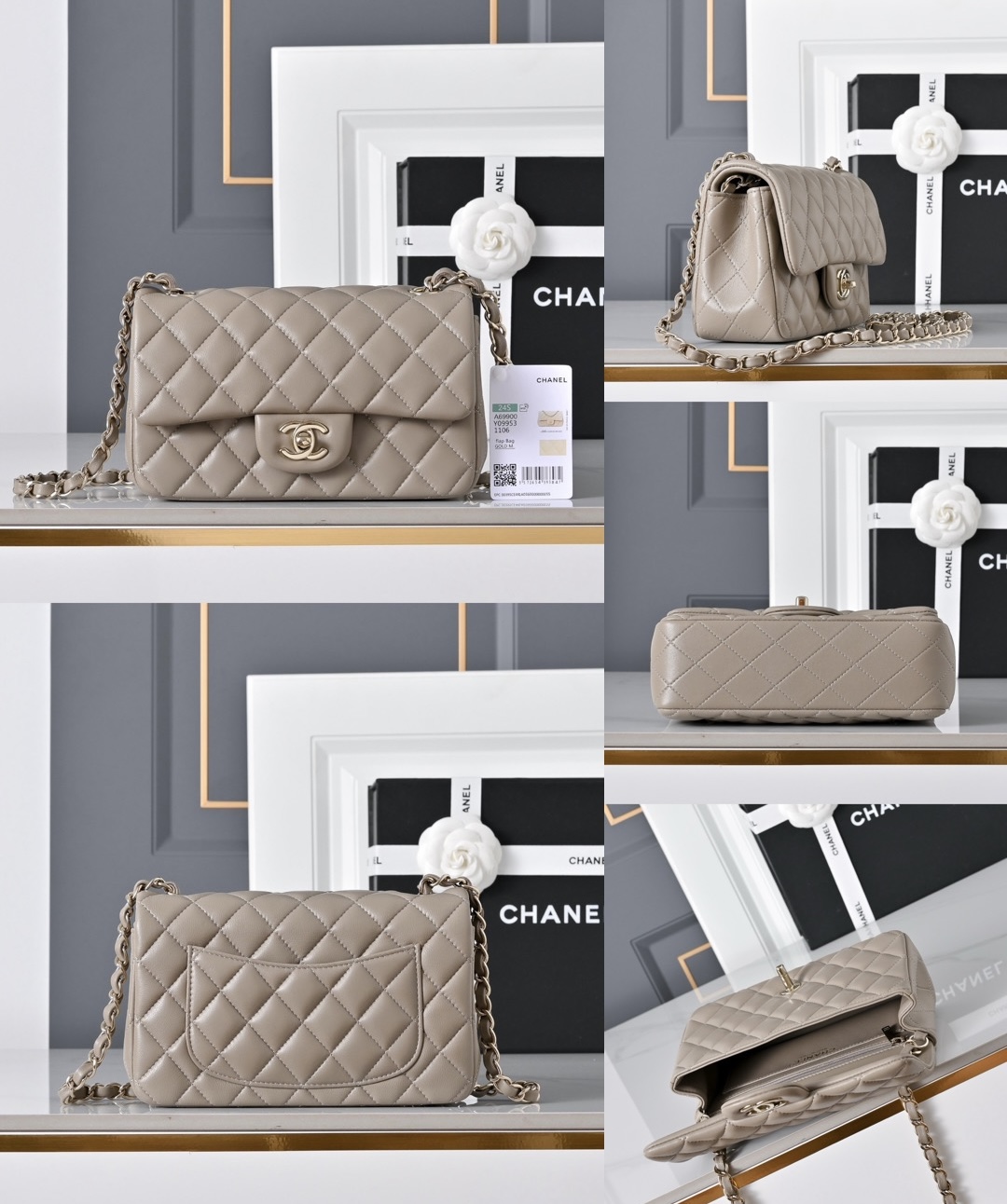 CHANEL Mini Classic Handbag lambskin leather-20CM Picsew 20260503003020