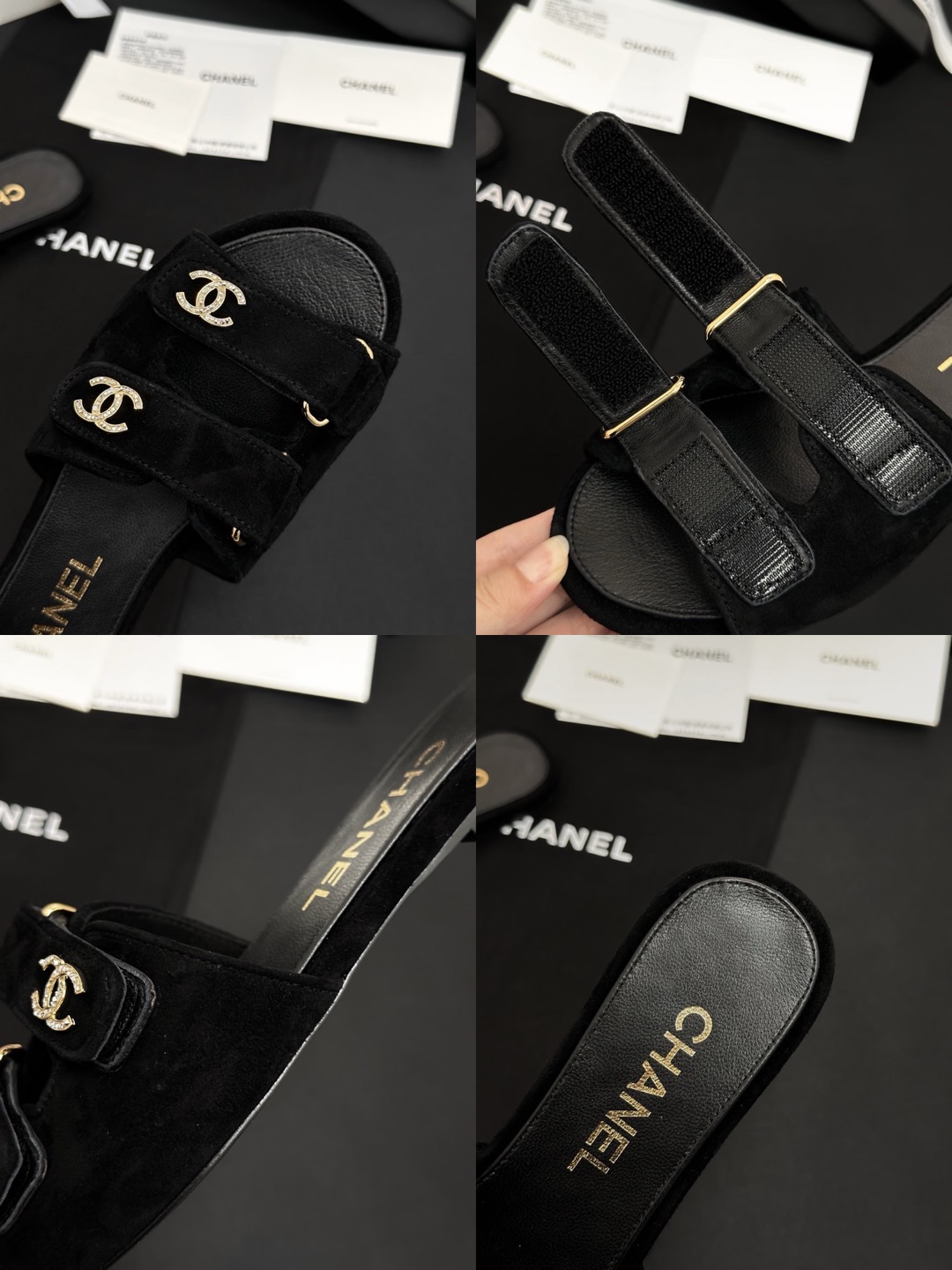 CHANEL Mules Suede Kidskin Picsew 20260513003647
