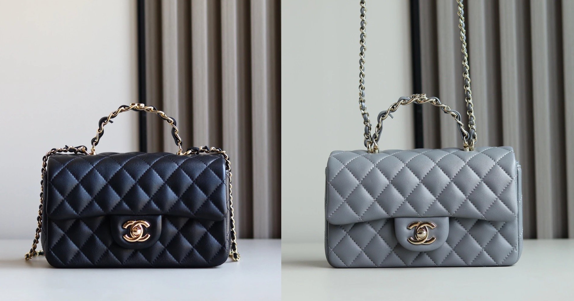 CHANEL 23K Classic Handbag With Top Handle Lambskin Picsew 20260514141447