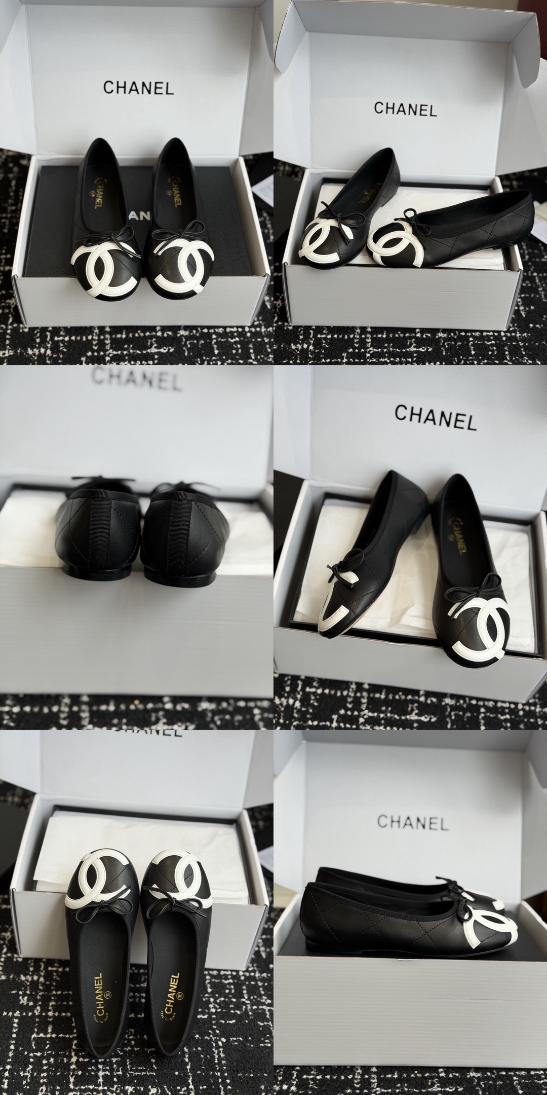 CHANEL Ballet flats Burgundy & Light Blue Picsew 20260519022408