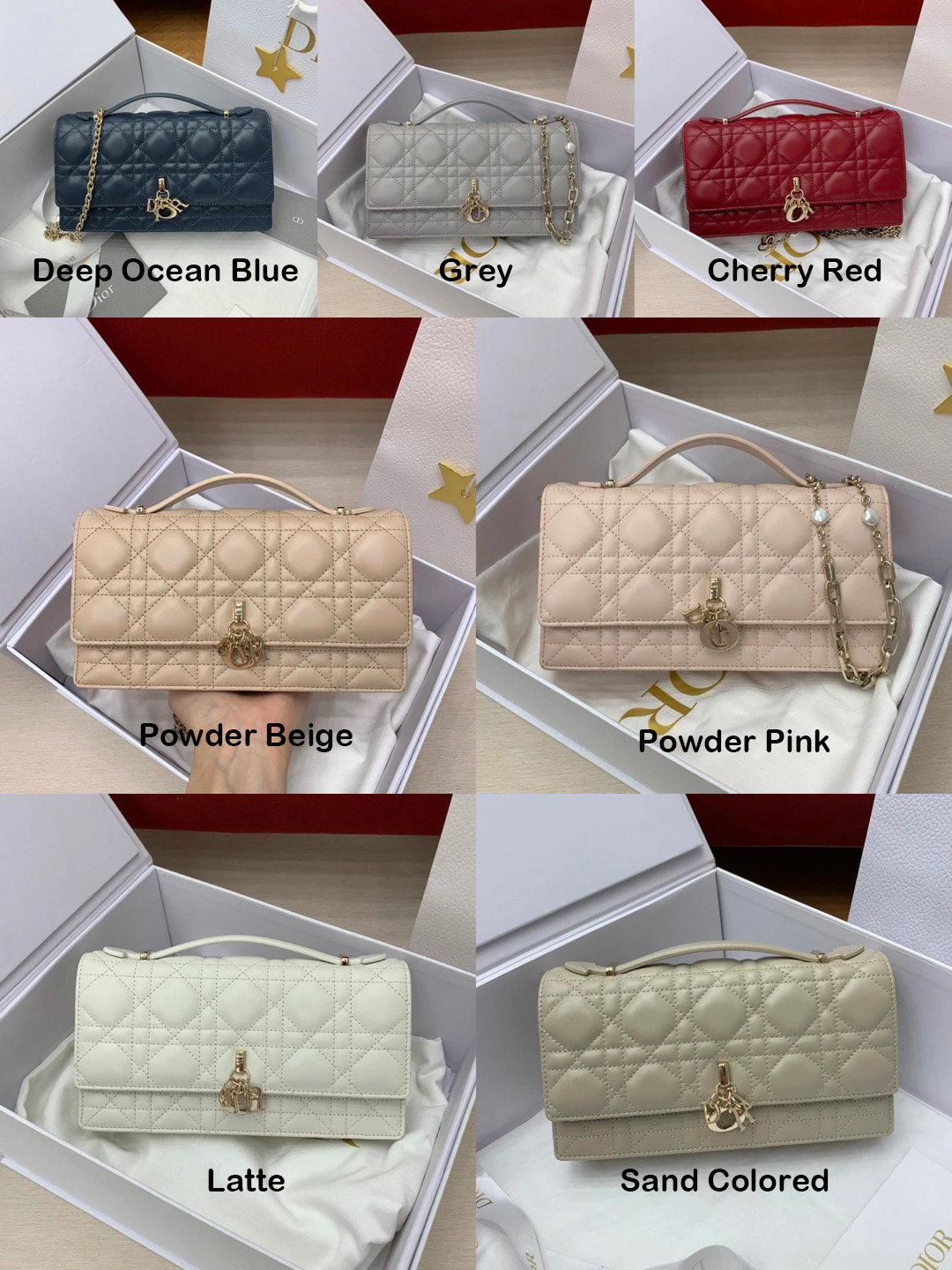 DIOR My Dior Mini Bag Powder Beige Cannage Lambskin Picsew 20260524205815