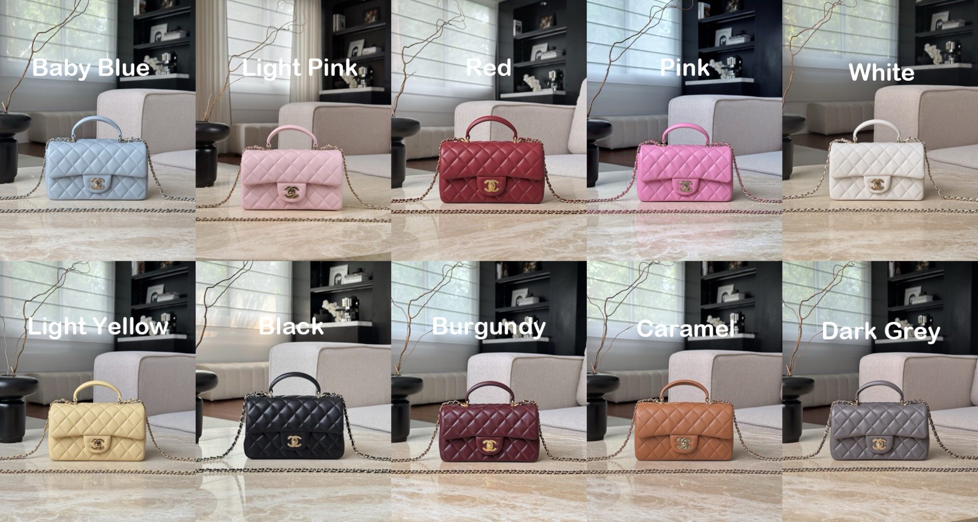 CHANEL MINI Classic Handbag With Top Handle Lambskin Picsew 20260602155447 2000x1067
