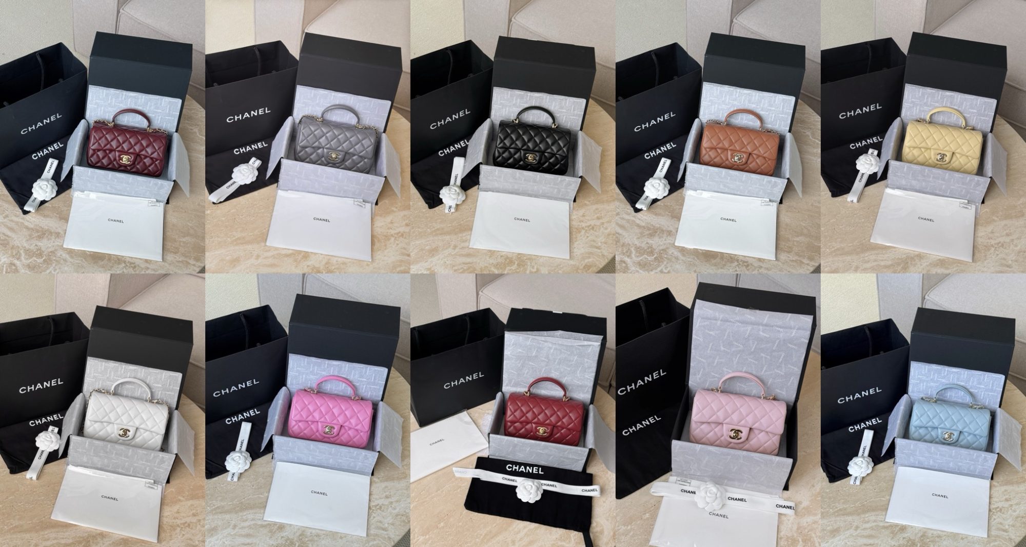CHANEL MINI Classic Handbag With Top Handle Lambskin Picsew 20260602155507 2000x1067