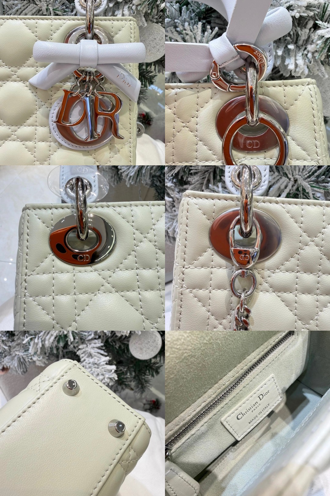 Mini Lady Dior Bag with Chain Two-Tone Green and Blue Cannage Lambskin Picsew 20260628112116