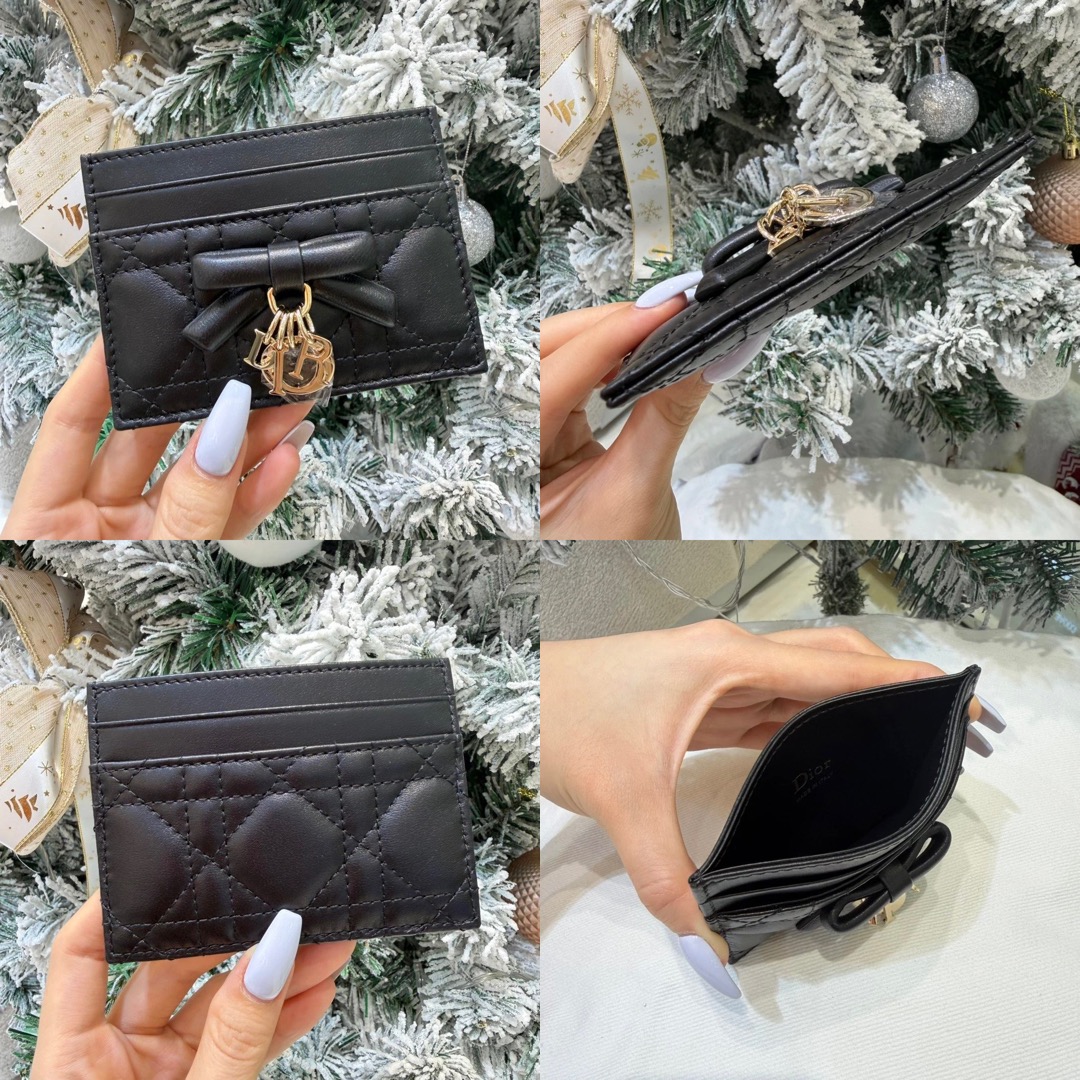 DIOR Lady Dior Freesia Card Holder Ice Blue Cannage Lambskin Picsew 20260630125610