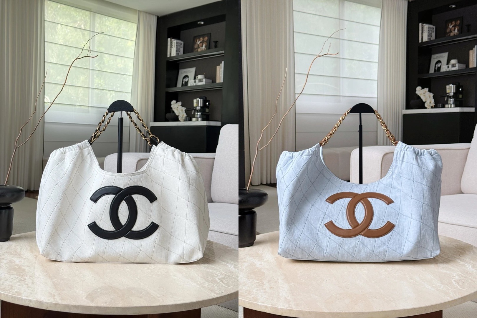 CHANEL Coco Beach Small Shopping Bag Blue Denim Picsew 20260703162318 1